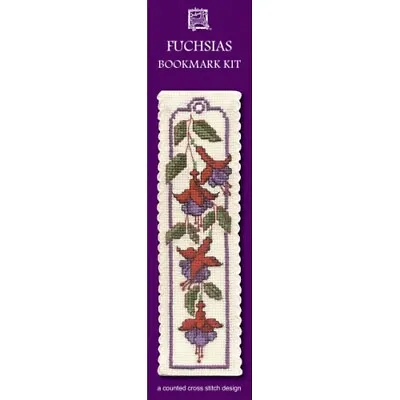 £8.15 • Buy Complete Cross Stitch Bookmark Kit - Fuchsias Bookmark