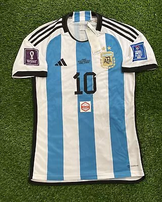 T-Shirt Adidas Selection Argentina Qatar 22 New Home Messi Final France • $280.95