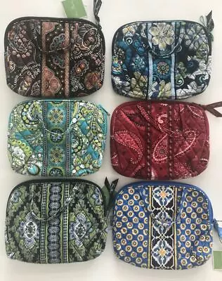 VERA BRADLEY PURSE COSMETIC BAG- VINTAGE Fabric Designs- NEW- NWT- VHTF-Assorted • $19.95