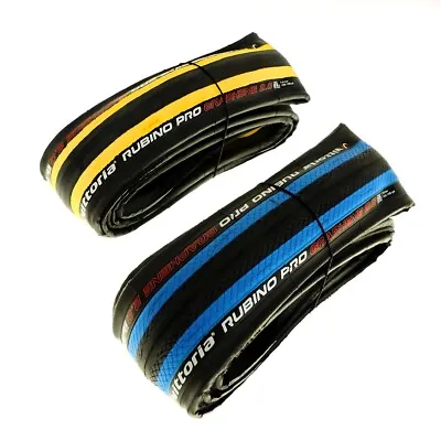 Vittoria Rubino Pro G2.0 GRAPHENE 700 X 25c - Yellow Or Blue Road Bike Tires • $39.90