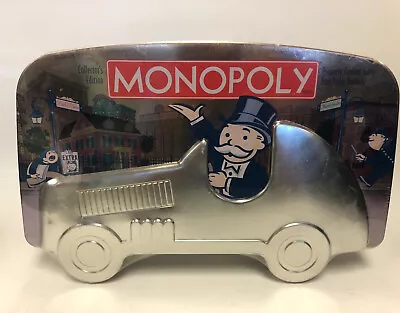 Parker Brothers Monopoly Game Collector's Edition 2001 Embossed Car Tin Sealed • $34.99