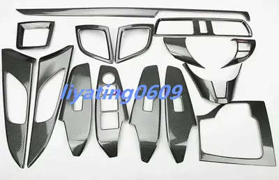 15PCS Carbon Fiber Style Interior Decoration Kit For Mazda 3 Axela 2014-2016 • $136.84