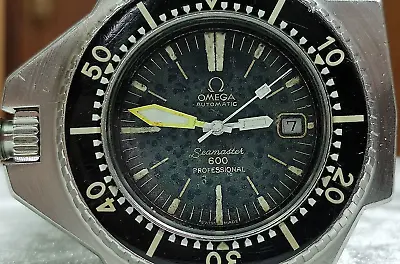 Ultra Rare Vintage Omega Seamaster Ploprof 166.077 Authentic Tropical Dial! 1969 • $9995