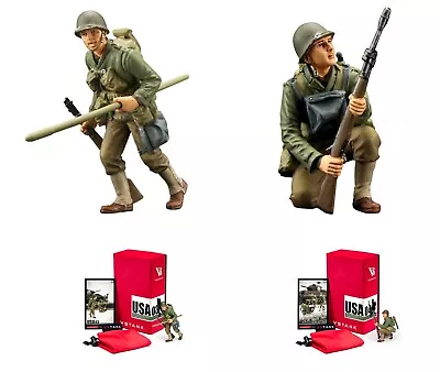 VSTank Military US Infantry Soldiers 1/24 Metal LTD Edition Collectible Figures • $27.95