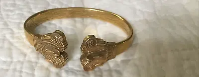 Adjustable Egyptian Revival Cuff Bracelet CMA (Cleveland Museum Of Art) Gold • $29.99