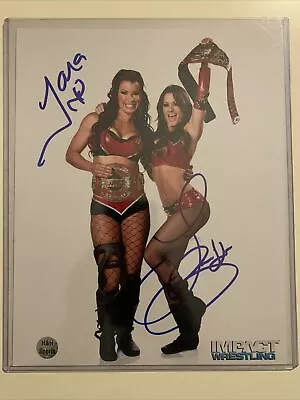 Brooke Tessmacher And Tara Tag Team Champs Signed 8x10 WWE Impact Wrestling TNA • $29.99