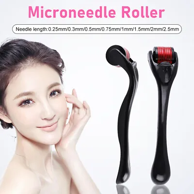 Treatment Micro Needles Roller Therapy Skin Care Beard Growth Derma Skin Roller • $7.36