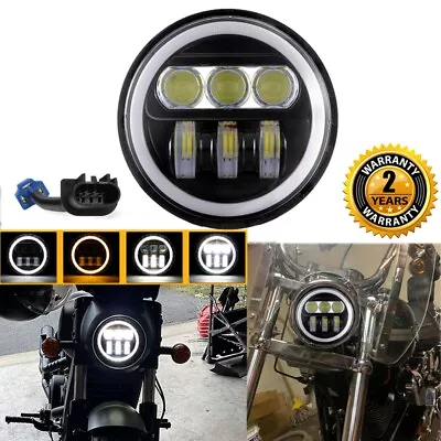 5.75  LED Headlight Projector Hi/Lo For Yamaha Virago 250 750 535 1100 Vmax 1200 • $33.99