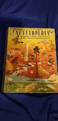 The Golden Encyclopedia: A Giant Golden Book 1946 Vintage Illustrated Childrens • $10.99