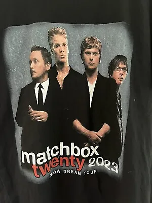 Matchbox Twenty 2023 Slow Dream Tour T Shirt Small • $25