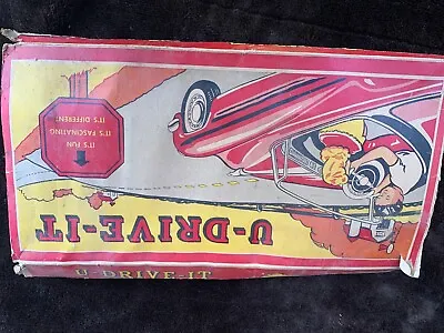 Rare U Drive It Vintage Tin Toy 30s. Origional Box. Look • $145