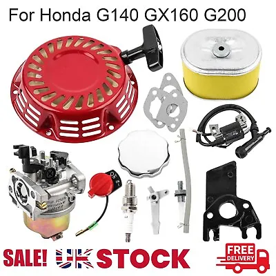 £19.49 • Buy Honda GX200 GX140 GX160 Service Kit Lawn Mower Parts Ignition Coil Recoil Gasket