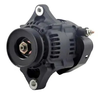 New Chevy Mini Alternator Fits Denso Street Rod Race 93mm Black 60amp 1 Wire • $164.77