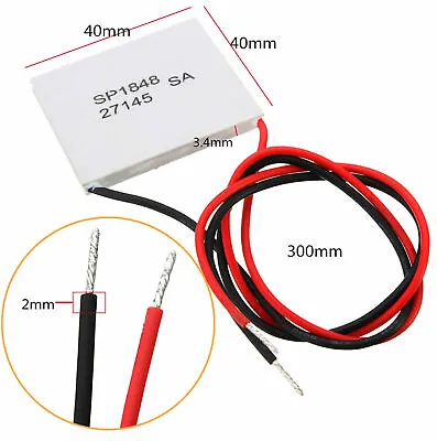 New 40*40mm Thermoelectric Power Generator Peltier TEG High Temperature 150℃ • $3.90