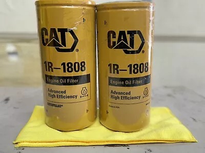 2 Pack Caterpillar 1R1808 Engine Oil Filter Genuine Advanced • $80
