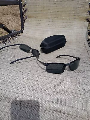 FREE SHIPPING- 2 Pairs Polarized Sport Oakley Like Black Sunglasses Unisex  • $20