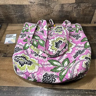 VERA BRADLEY Priscilla Pink - Shopping Tote Shoulder Satchel Bag • $24.99