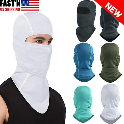 $6.89 • Buy Balaclava Tactical Full Face Mask UV Protection Ski Sun Hood For Men Women Cover