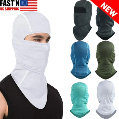 $6.89 • Buy Balaclava Tactical Full Face Mask UV Protection Ski Sun Hood For Men Women Cover