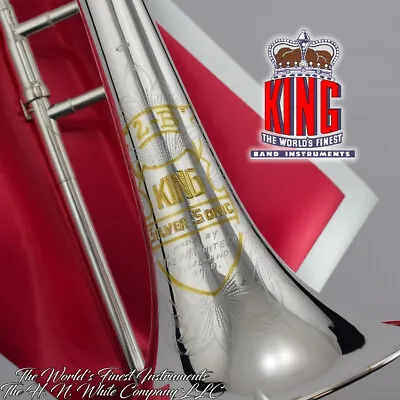 Vintage King H. N. White 2B Silversonic Trombone • $3799
