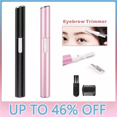 Electric Eyebrow Trimmer Eyebrow Hair Remover Facial Razor/ Instant Painless UK • £3.60