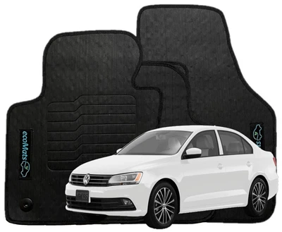$54.90 • Buy Rubber Floor Mats Custom Fit For 2011 To 2018 Volkswagen Jetta All Weather