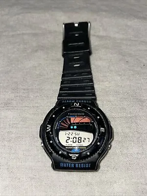 Casio Surfing Timer Suf-100 Digital Vintage LCD Watch Module 942 • $95