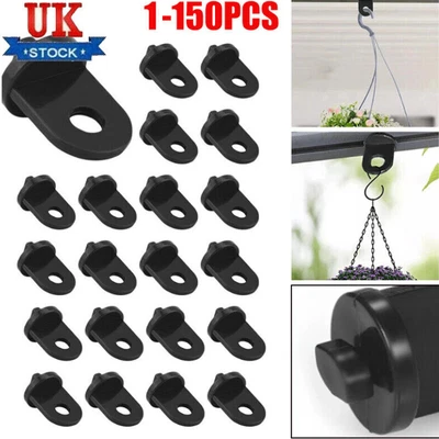 £9.89 • Buy 1-150 Pack Plastic Greenhouse Hanging Hooks Hanger Clips Garden Accessories