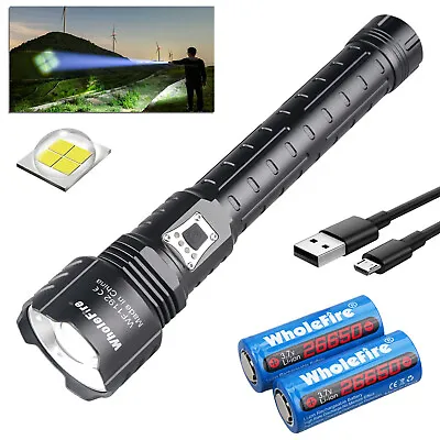 Super Bright 990000LM XHP90.2 LED Flashlight Poweful Tactical Rechargeable Torch • $29.98