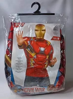 Rubie's Marvel Civil War Muscle Chest Iron Man Adult Costume Men's One Size • $39.99