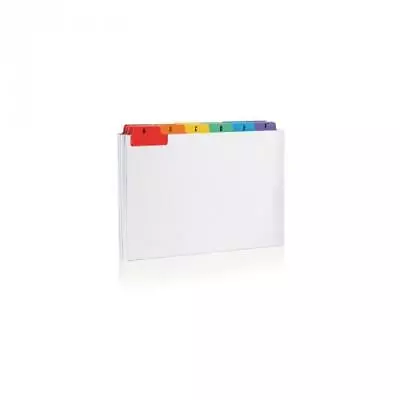£2.99 • Buy Silvine 5 X 3  Index Records Guide Cards A-Z Coloured Tabs In 24 Positions 