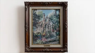 Marty Bell Painting  Hansel's House  14x11 In Antique Wooden Frame • $150