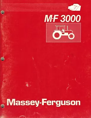 Massey Ferguson Mf 3000 Series Tractors Product Information Manual   • $49.95