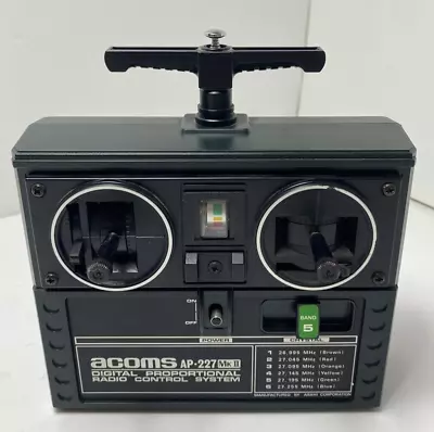Acoms AP-227 MkII Digital Proportional Radio Control Transmitter. 27 MHz. AM • £45