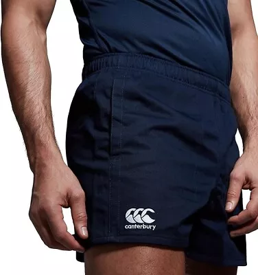 Large 36 Mens Canterbury Advantage Rugby Short Navy • £15.99