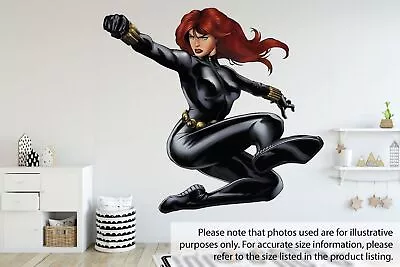 £15.15 • Buy Black Widow Marvel Avengers 3d Wall Sticker Removable Children Bedroom Vinyl