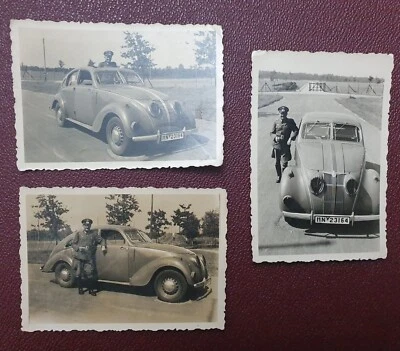 £11.99 • Buy  Original German Ww2 Photographs X3 Officer Staff Car 