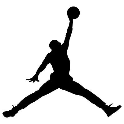 Michael Jordan Jumpman Basketball Sticker Nike Laptop Wall Art Decal - ANY SIZE • $6.99