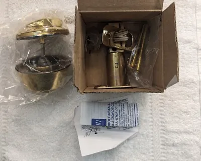 YALE - Deadbolt (#YR820 DB 605) - Brass • $6