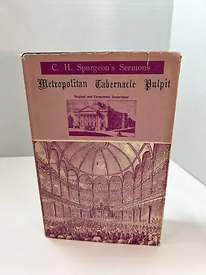The Metropolitan Tabernacle Pulpit Volume 7 1861 By C. H. Spurgeon Pilgrim Pub. • $75