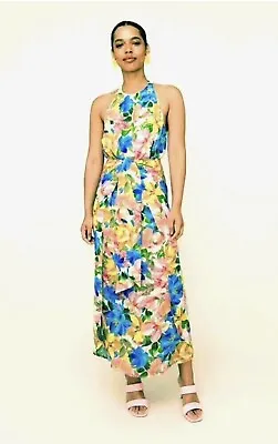 BNWT  Sheike Floral Halter Maxi Dress Sz 10 • $55