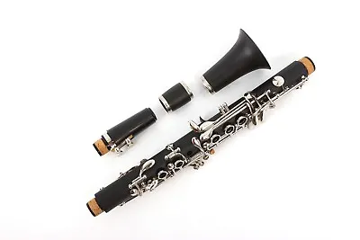 Professional Clarinet Eb Key Clarinet E Flat Good Sound Case Nickel Plated Keys • $159