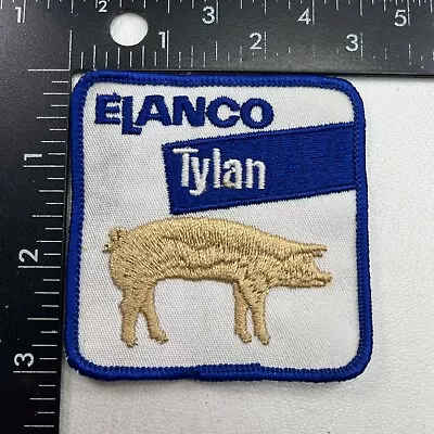 ELANCO TYLAN Premix Farm Animal Feed Advertising Patch (Pig) 00PG • $5.99