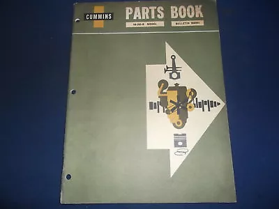 Cummins V8-265-b Engine Parts Manual Book Catalog 966991 • $24.99