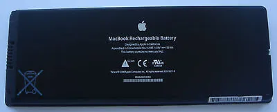 Original Battery Apple Macbook 13   A1185 MA561LL/A MA566 Black/Black New • £102.10