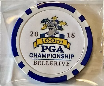 PGA Championship - 2018 - Bellerive  -Magnetic Clay Poker Chip -Golf Ball Marker • $10.95