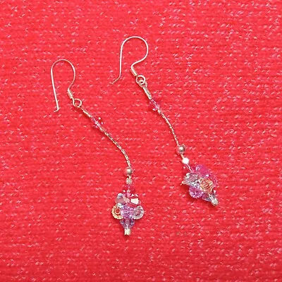 Jewelry Sterling 925 Hot Earrings Hook Fashion Drop Sterling Women's Long Dangle • $14