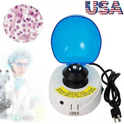 Laboratory Mini 4K Medical Centrifuge Machine Lab Centrifuge 4000rpm 220V • $56.98