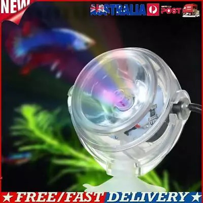 Mini Waterproof Aquarium LED Spotlight Fish Tank Underwater Lamp (Colorful • $15.15