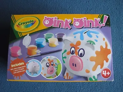 Crayola Oink Oink Create Your Own Piggy Bank! - Brand New In Box - Art Craft • £5